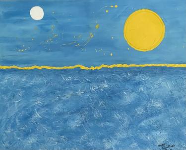 Original Abstract Expressionism Abstract Painting by Sherry Swafford Page