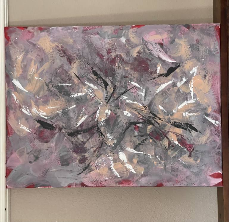 Original Abstract Love Painting by Sherry Swafford Page