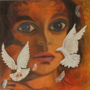 Print of Expressionism Children Paintings by Suma Rao