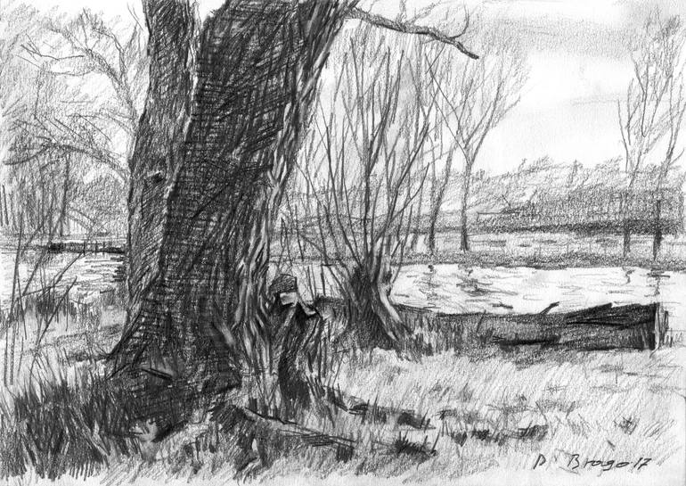 plein air drawing