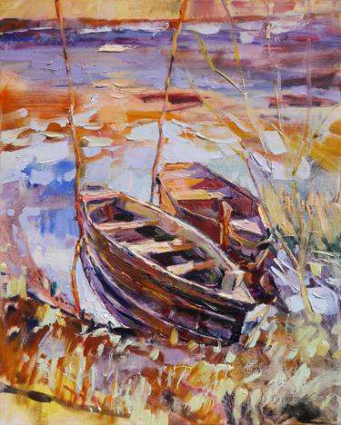 Print of Boat Paintings by Dima Braga