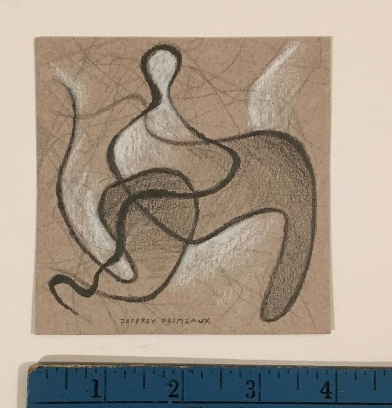 Original Modernism Abstract Drawing by Jeffrey Primeaux