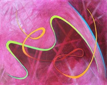 Original Fine Art Abstract Paintings by Jeffrey Primeaux