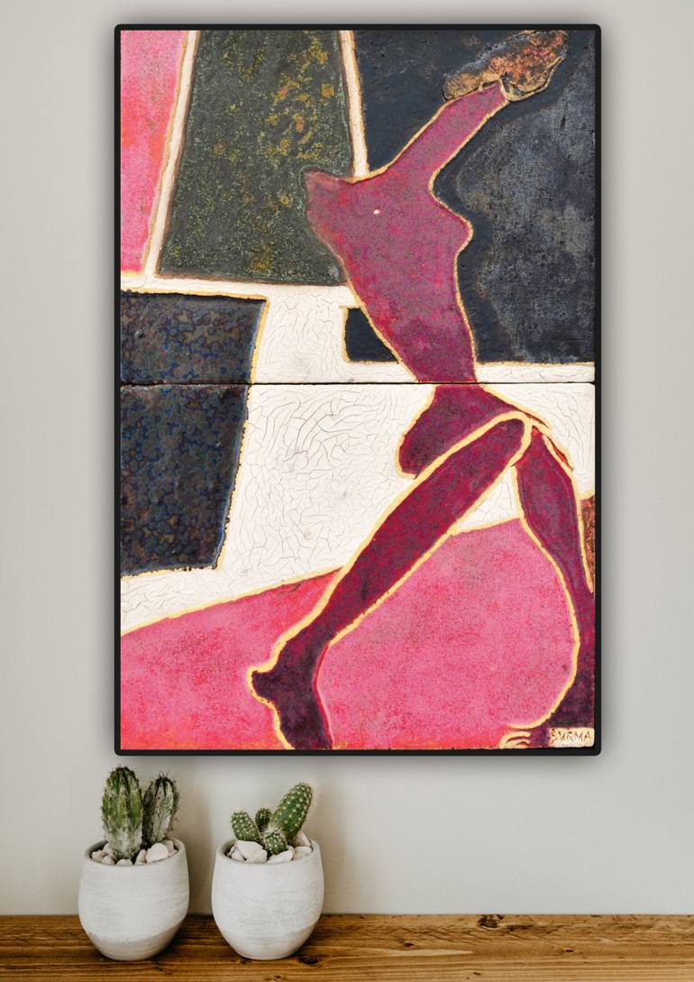 Original Abstract Body Painting by Weronika Surma