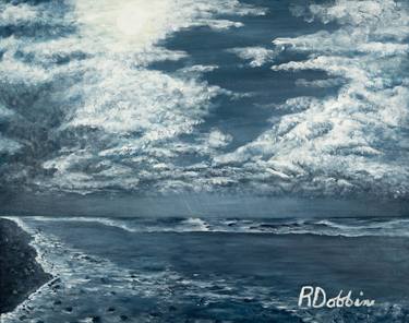 Print of Fine Art Beach Paintings by Rhonda Dobbins