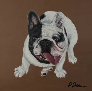 Print of Photorealism Dogs Paintings by Rhonda Dobbins