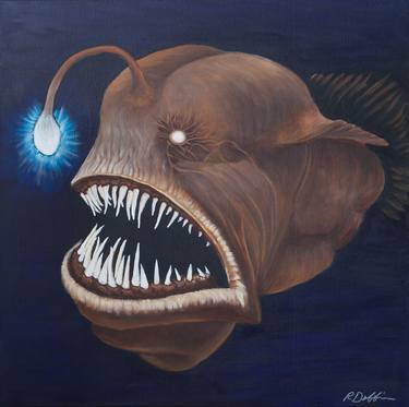 Print of Fine Art Fish Paintings by Rhonda Dobbins