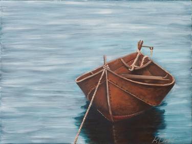 Print of Fine Art Boat Paintings by Rhonda Dobbins