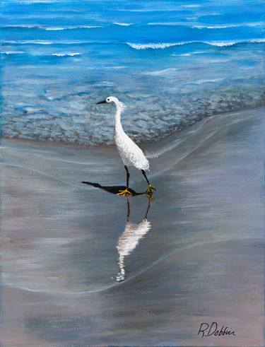 Print of Fine Art Beach Paintings by Rhonda Dobbins