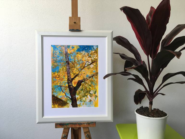 Original Impressionism Floral Painting by Scott Neil