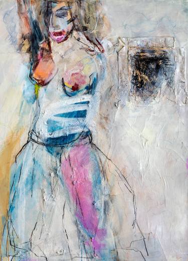 Original Body Mixed Media by Friederike Vesely