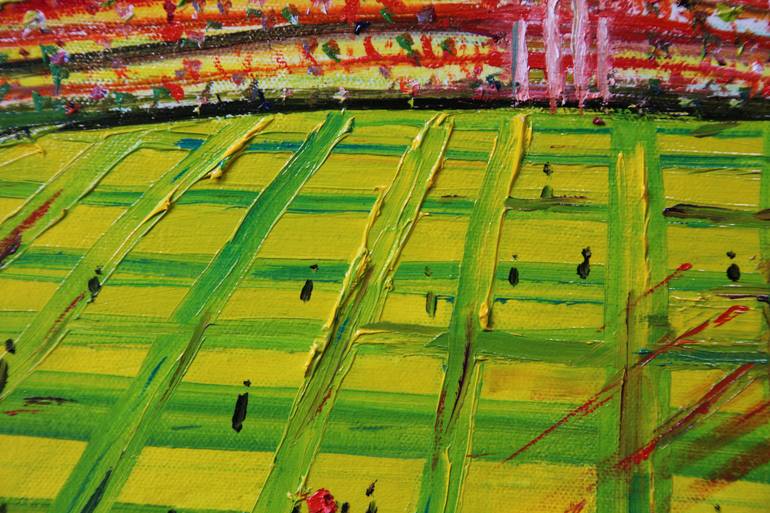 Original Expressionism Sports Painting by Mark Rusic