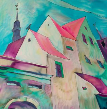 Original Architecture Paintings by ilona s