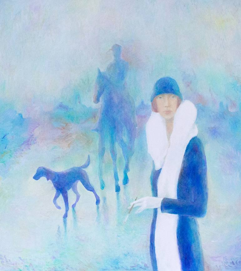 Original Figurative Love Painting by ilona s