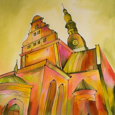 Original Architecture Paintings by ilona s
