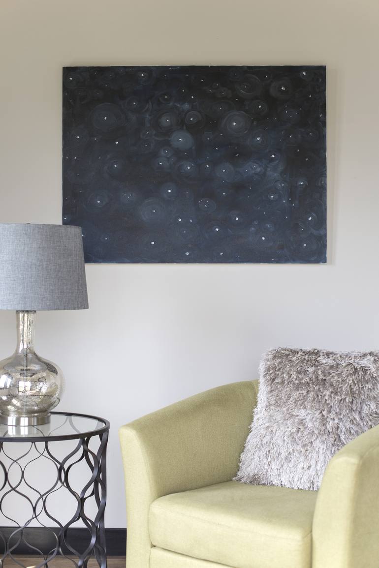 Original Fine Art Outer Space Painting by Cena O'Brien