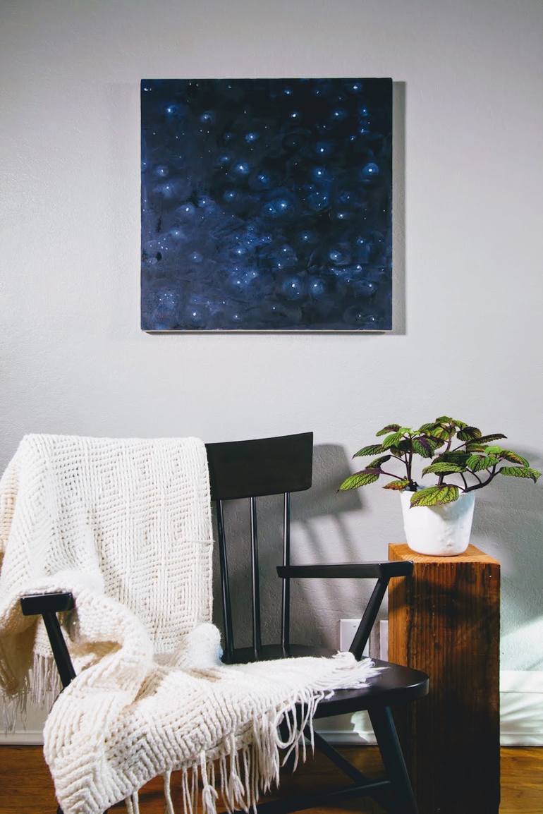 Original Fine Art Outer Space Painting by Cena O'Brien