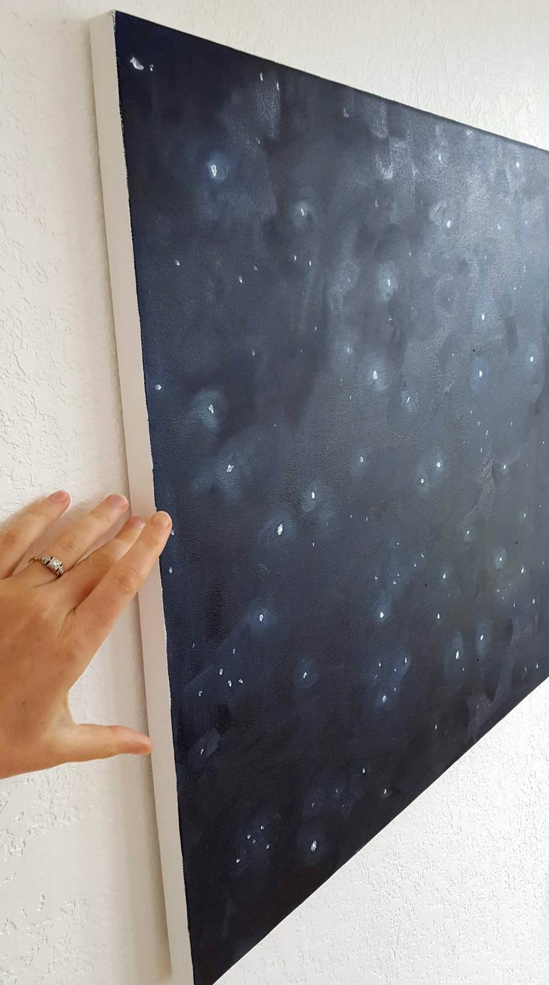 Original Fine Art Outer Space Painting by Cena O'Brien