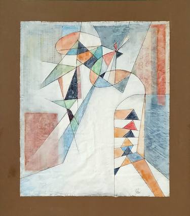 Original Minimalism Abstract Mixed Media by Gheri Scarpellini