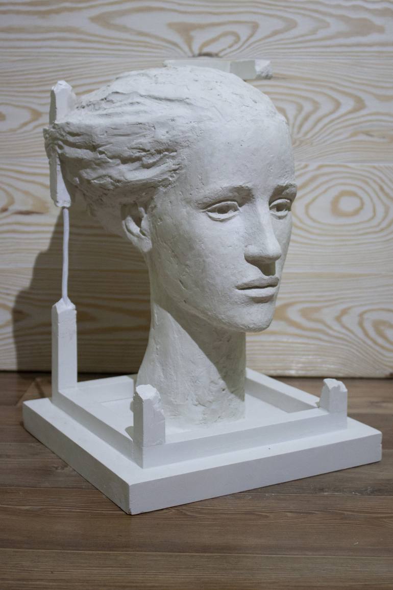 Print of Modern Portrait Sculpture by Vasyl Martyniuk