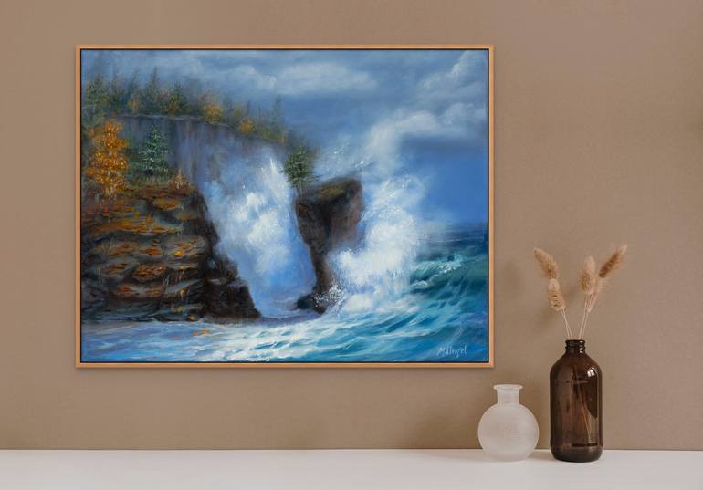 Original Contemporary Landscape Painting by Marguerite Lloyd