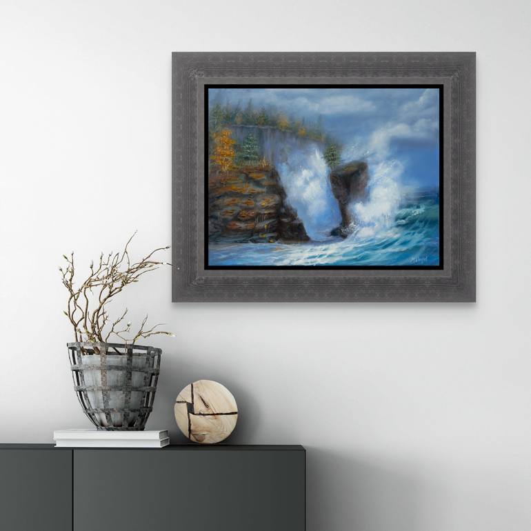 Original Contemporary Landscape Painting by Marguerite Lloyd