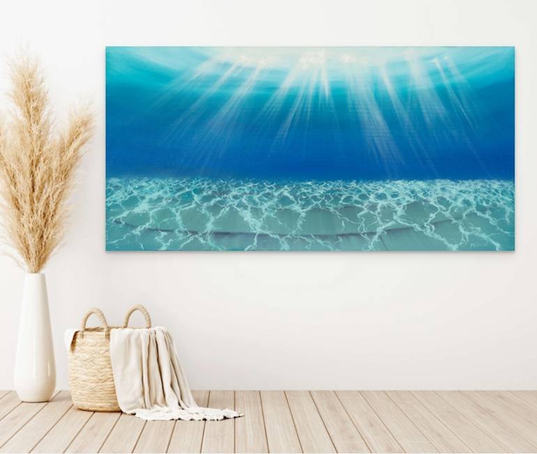 Original Contemporary Seascape Painting by Marguerite Lloyd