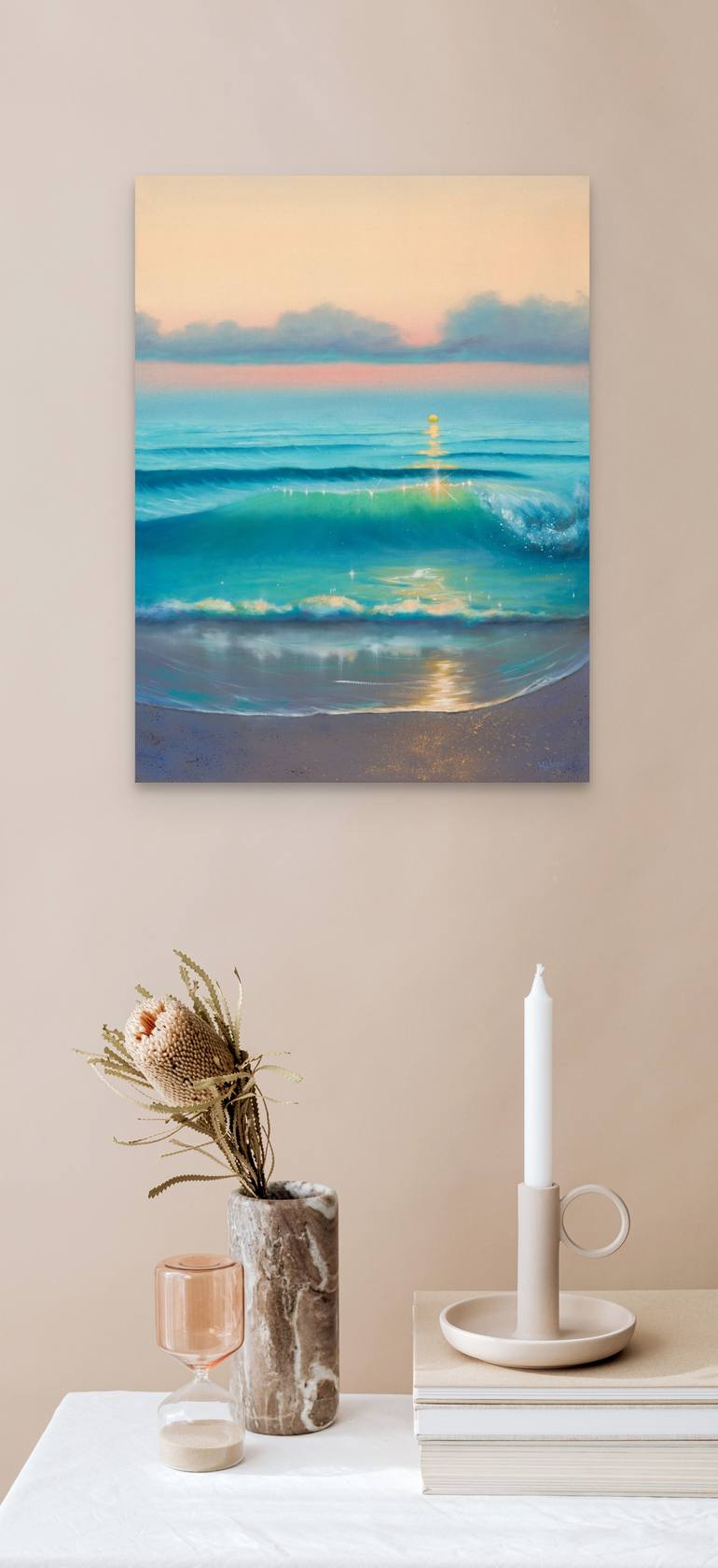Original Contemporary Beach Painting by Marguerite Lloyd