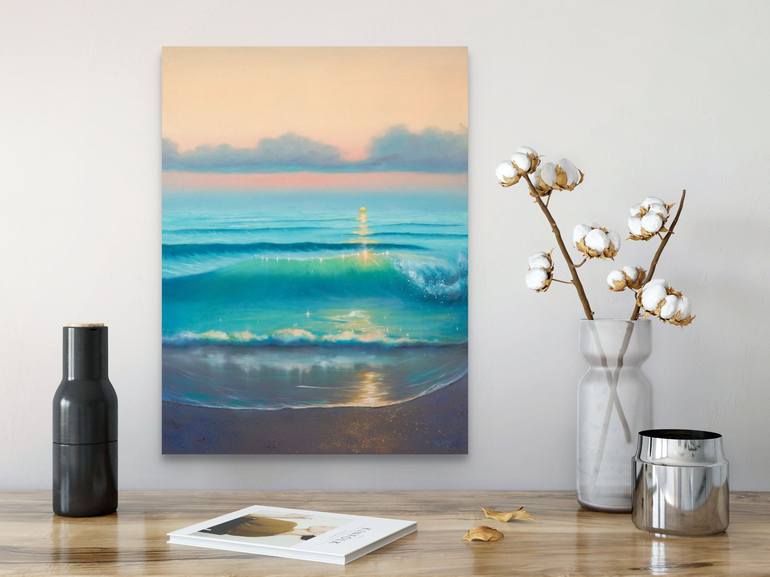 Original Contemporary Beach Painting by Marguerite Lloyd