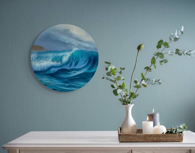 Original Contemporary Seascape Painting by Marguerite Lloyd