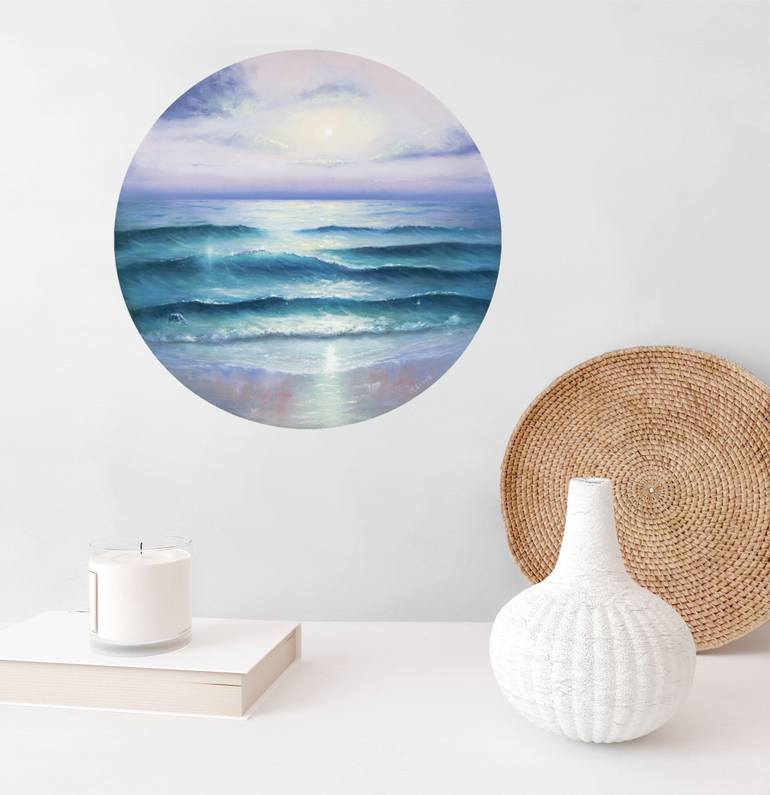 Original Contemporary Beach Painting by Marguerite Lloyd