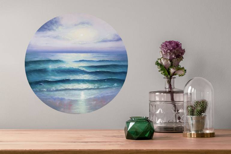 Original Contemporary Beach Painting by Marguerite Lloyd