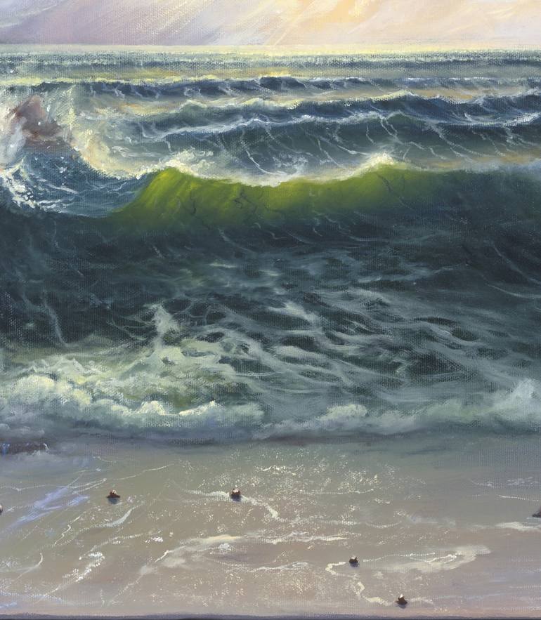 Original Seascape Painting by Marguerite Lloyd