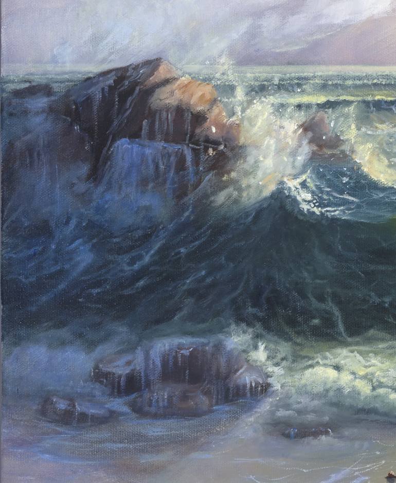 Original Seascape Painting by Marguerite Lloyd
