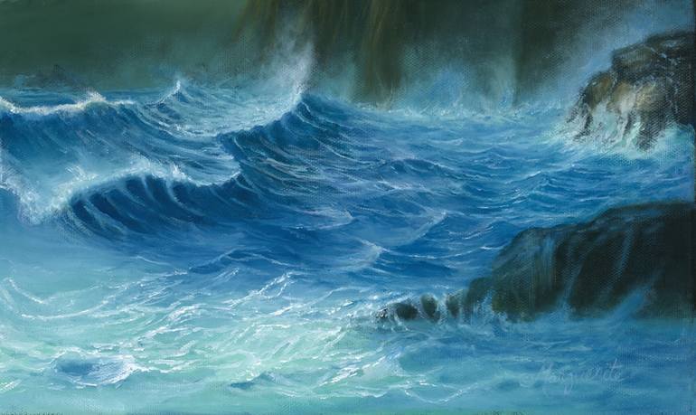 Original Seascape Painting by Marguerite Lloyd