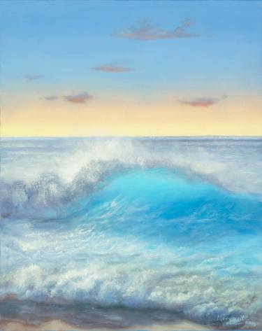 Original Expressionism Seascape Paintings by Marguerite Lloyd