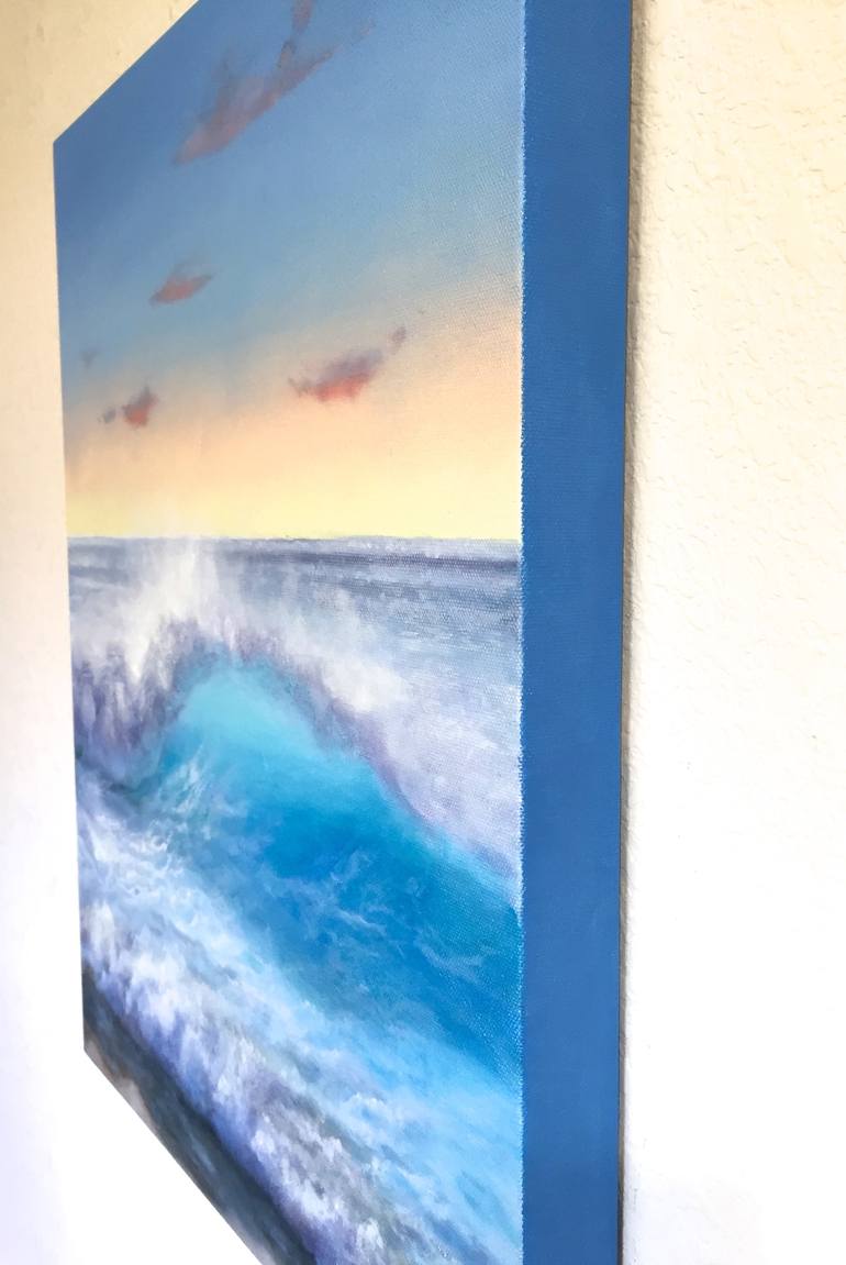 Original Expressionism Seascape Painting by Marguerite Lloyd