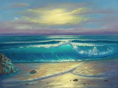 Original Fine Art Seascape Paintings by Marguerite Lloyd