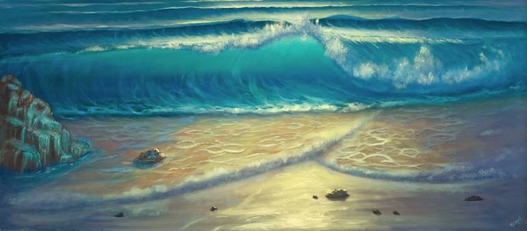 Original Seascape Painting by Marguerite Lloyd