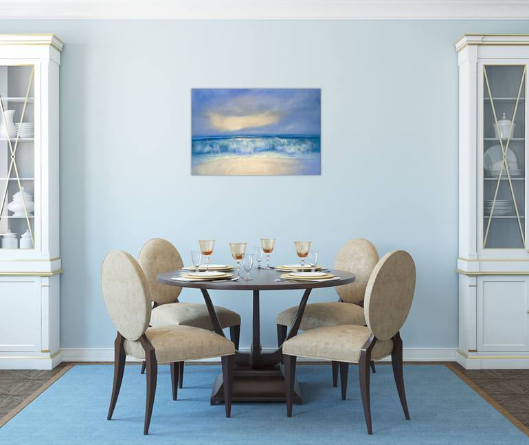 Original Impressionism Seascape Painting by Marguerite Lloyd