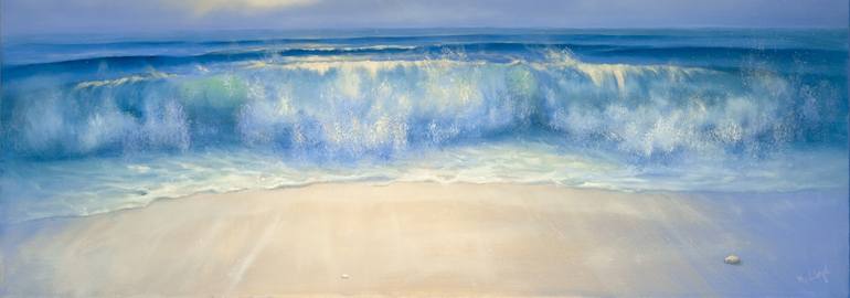 Original Impressionism Seascape Painting by Marguerite Lloyd