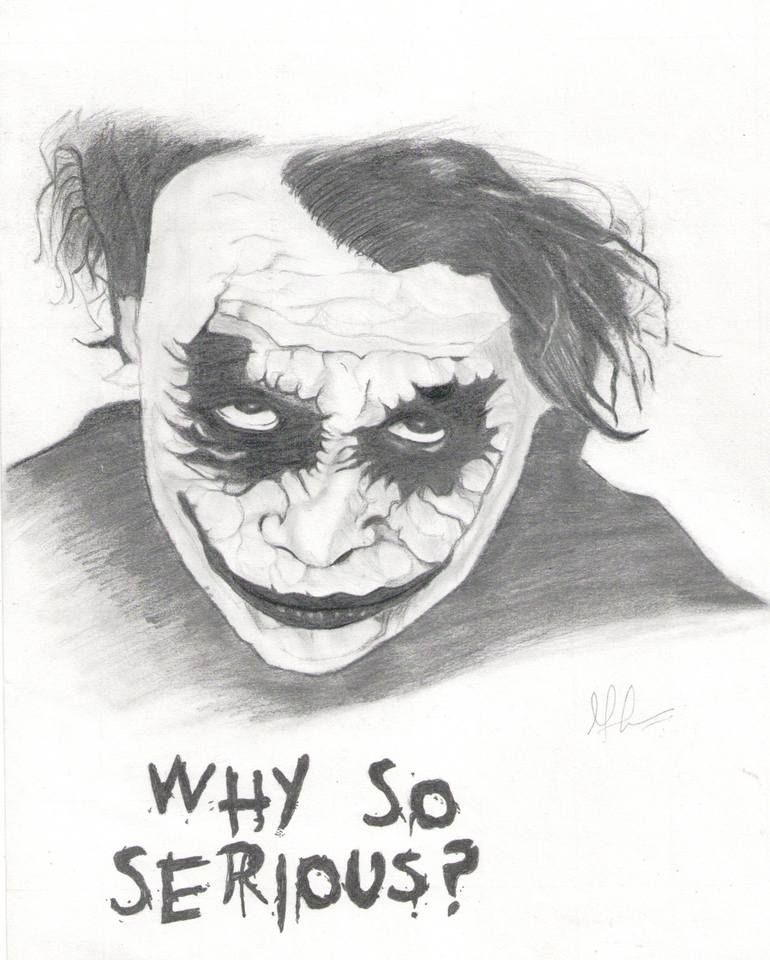 Pencil Drawing Of Heath Ledger Drawing By Madura Venkatachalam Saatchi Art