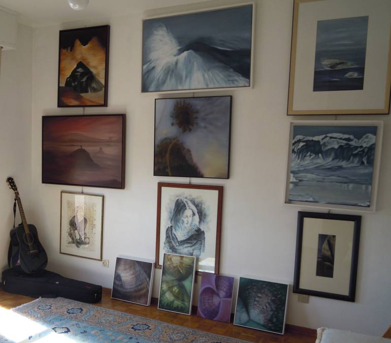 Original Figurative Landscape Painting by Elena Murer