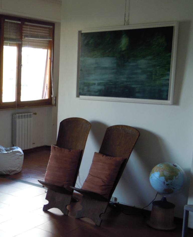 Original Abstract Expressionism Landscape Painting by Elena Murer