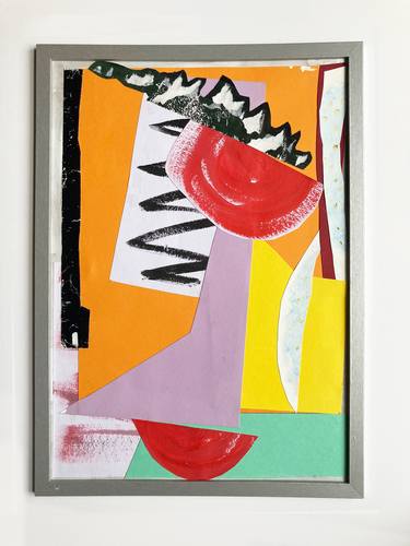 Print of Abstract Expressionism Abstract Collage by Goga Goga