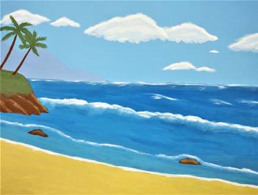 Print of Beach Paintings by Dionne Stratton