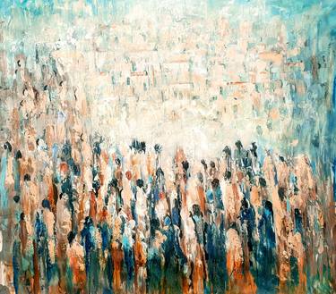 Original Abstract Religion Paintings by Yossi Rosenstein