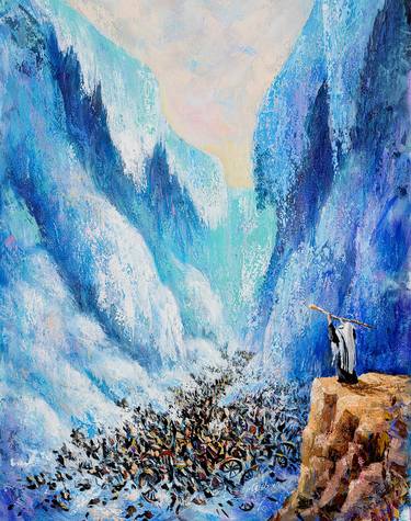 Original Conceptual Religion Paintings by Yossi Rosenstein