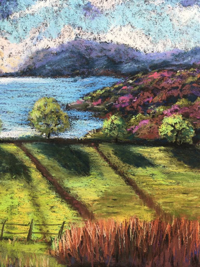 Original Impressionism Landscape Painting by Karen Harding