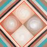 I wanted to create that hypnotising effect, that makes you stare at it while filling you with inner peace.
The fourth set of lines inwards is silver.